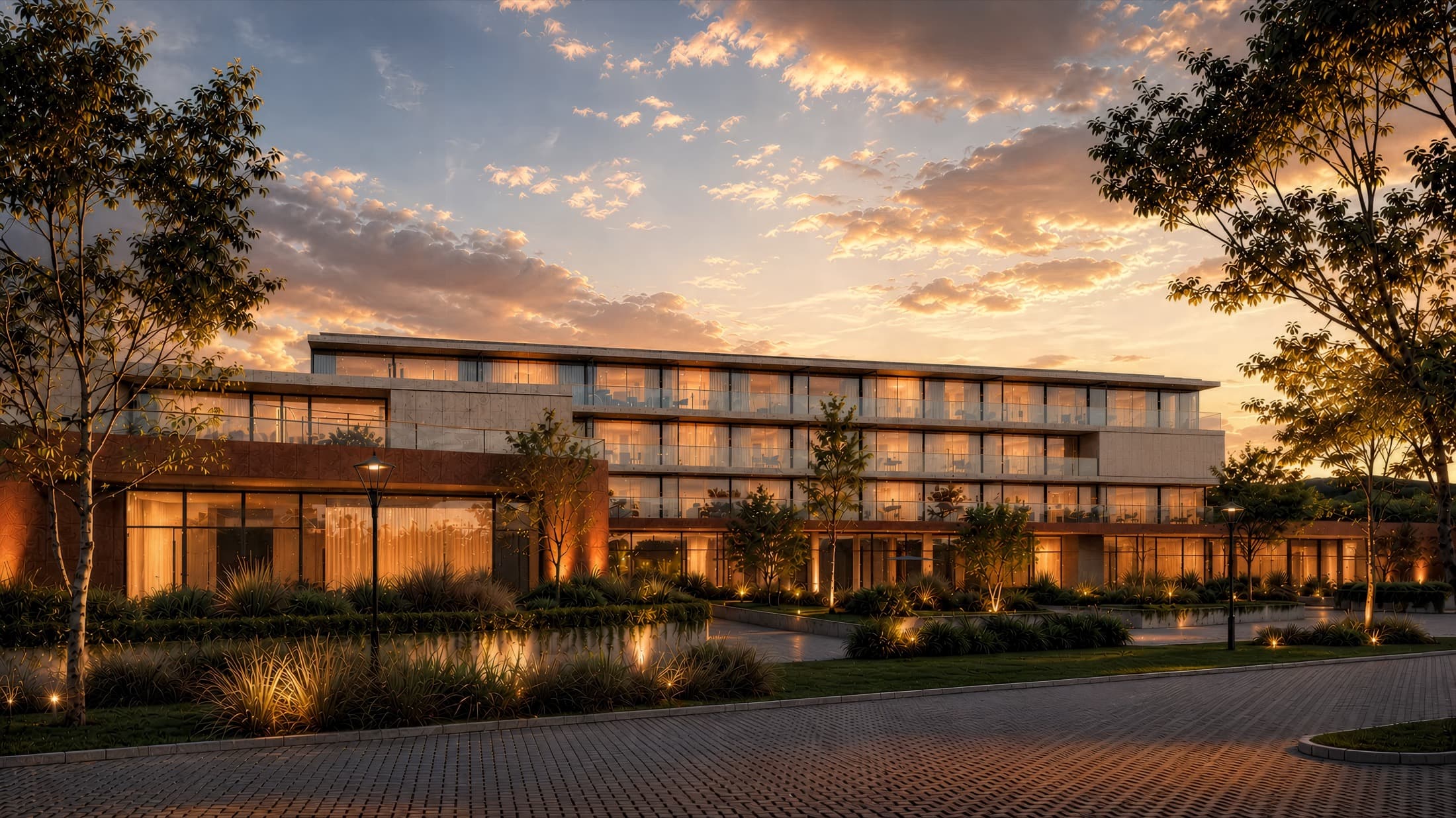 Render de instalaciones del hotel